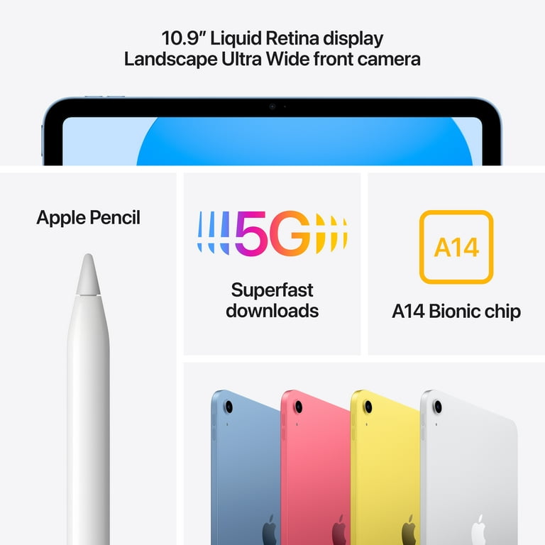 2022 Apple 10.9-inch iPad Wi-Fi 256GB - Blue (10th Generation)