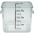 thumbnail image 3 of UYGDUY-Commercial Products Space Saving Square Food Storage Container 6 Quart Clear for Kitchen/Sous Vide/Meal Prep, 3 of 4