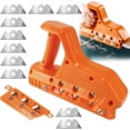 thumbnail image 1 of placo Planer, placo Cutter, Plasterboard Planer Tool, 45° and 60° Edge Trimmer with 10 Replacement Blades, 1 of 4