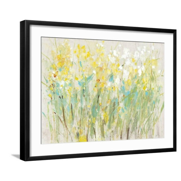 Art.com Floral Cluster II Art Print by Tim O'toole, Black Frame Wall Art, 29" x 23"