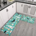 thumbnail image 2 of Husky and Coffee Kitchen Rugs Sets Of 2,Anti Fatigue Kitchen Mat Rugs Non Slip Washable,Decorative Kitchen Floor Mats for Kitchen,Sink,Laundry,17"x30"+17"x47", 2 of 7