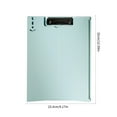 thumbnail image 3 of Hovmgk Vertical Folder Board for Office and School, Thickened Writing Clipboard Organizer with Color Clips, Durable Plastic Document Storage, Home and Student File Management, 3 of 8