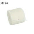 thumbnail image 3 of Uxcell 3 Rolls 1.5"x7Yd Chiffon Ribbon Handmade Fringe Chiffon Silk Ribbon White, 3 of 6