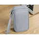 thumbnail image 3 of Sonducket Estuche para disco duro externo portátil Protección Bolsa de transporte Cable de carga Bolsas de almacenamiento Organizador de Envolturas para manijas de equipaje Gris, 3 of 6