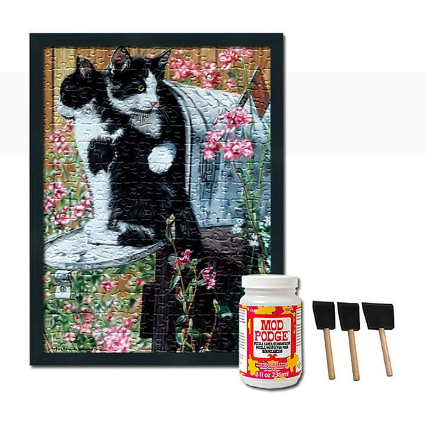 Mod Podge Jigsaw Puzzle Frame Kit For Puzzles Measuring 21.25x15