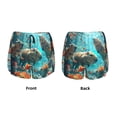 thumbnail image 3 of KLL Underwater Swimming Guinea Pig Pattern Shorts Women,Athletic Shorts High Waisted Running Shorts Pocket Sporty Short Gym Elastic Workout Shorts-Large, 3 of 7