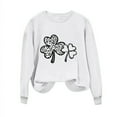 thumbnail image 4 of Guluxicc Womens Sweatshirts Casual Long Sleeve Round Neck Shirts St. Patrick's Day Graphic Pullover Tops, L, 4 of 4