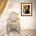 thumbnail image 3 of Schongauer, Martin 19x24 Gold Ornate Wood Framed with Double Matting Museum Art Print Titled - The Annunciation, 3 of 4