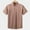Khaki, variant on Eltusu Men's Casual Button Down Shirts, Breathable Short Sleeve Turn Down Collar Stretch Summer Shirts Green Size S-4XL