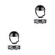 thumbnail image 3 of Billuyoard Casco para perros, gafas para gatos, suministros para mascotas, mano de obra transpirable multicolor, solidez duradera, tipo de moda Tipo 10 S 2piezas, 3 of 6