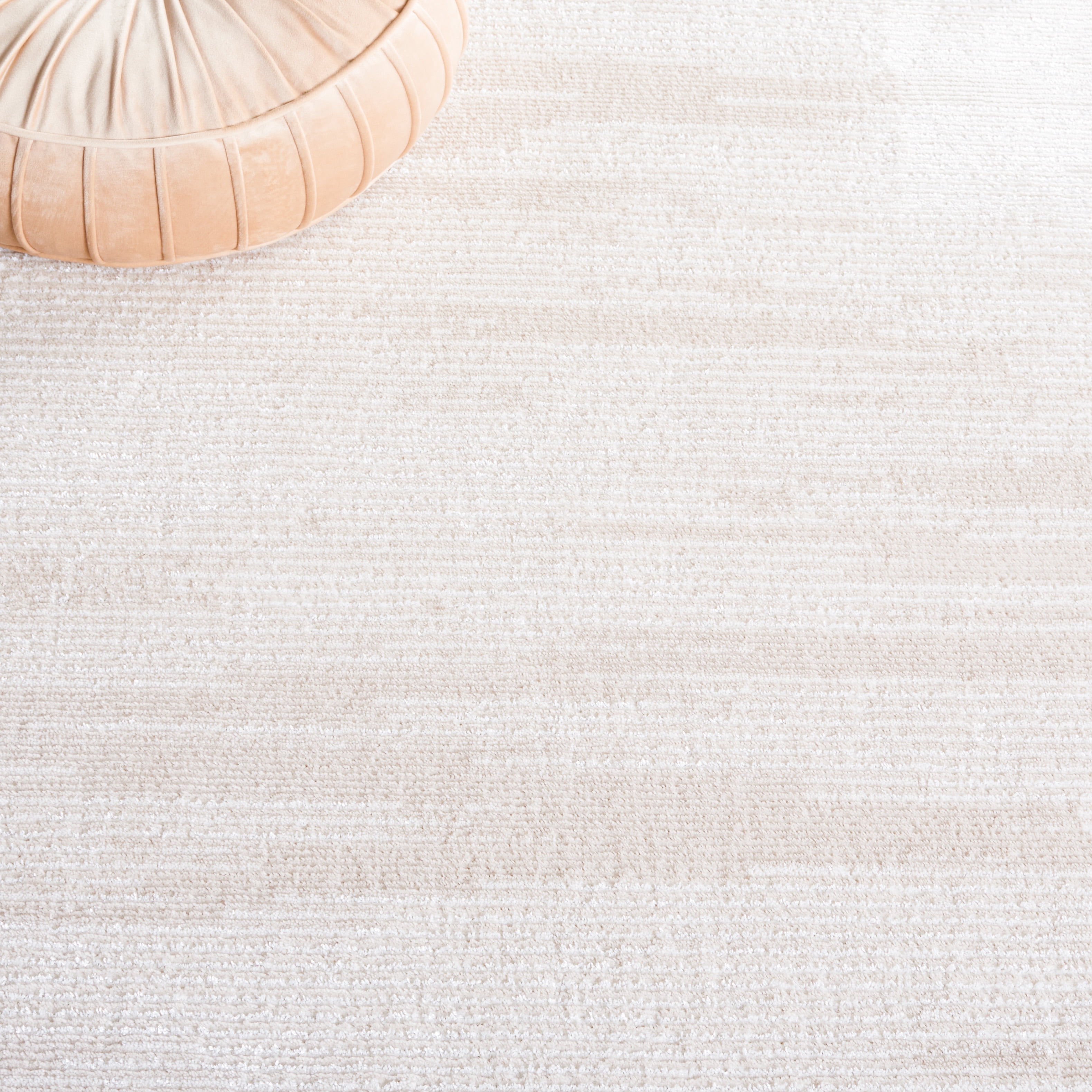 SAFAVIEH Whisper Zephyr Solid Area Rug, Ivory/Beige, 4' x 6'
