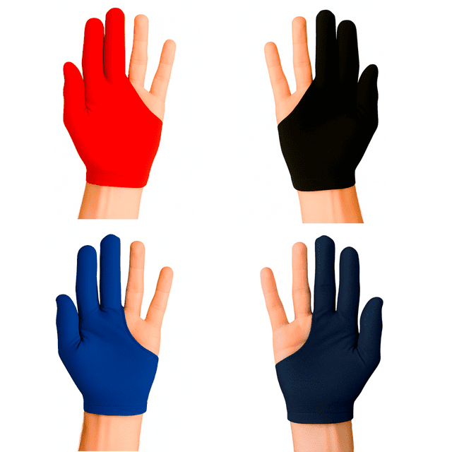 4 Guantes de Billar Diversiones Bago Uso Rudo