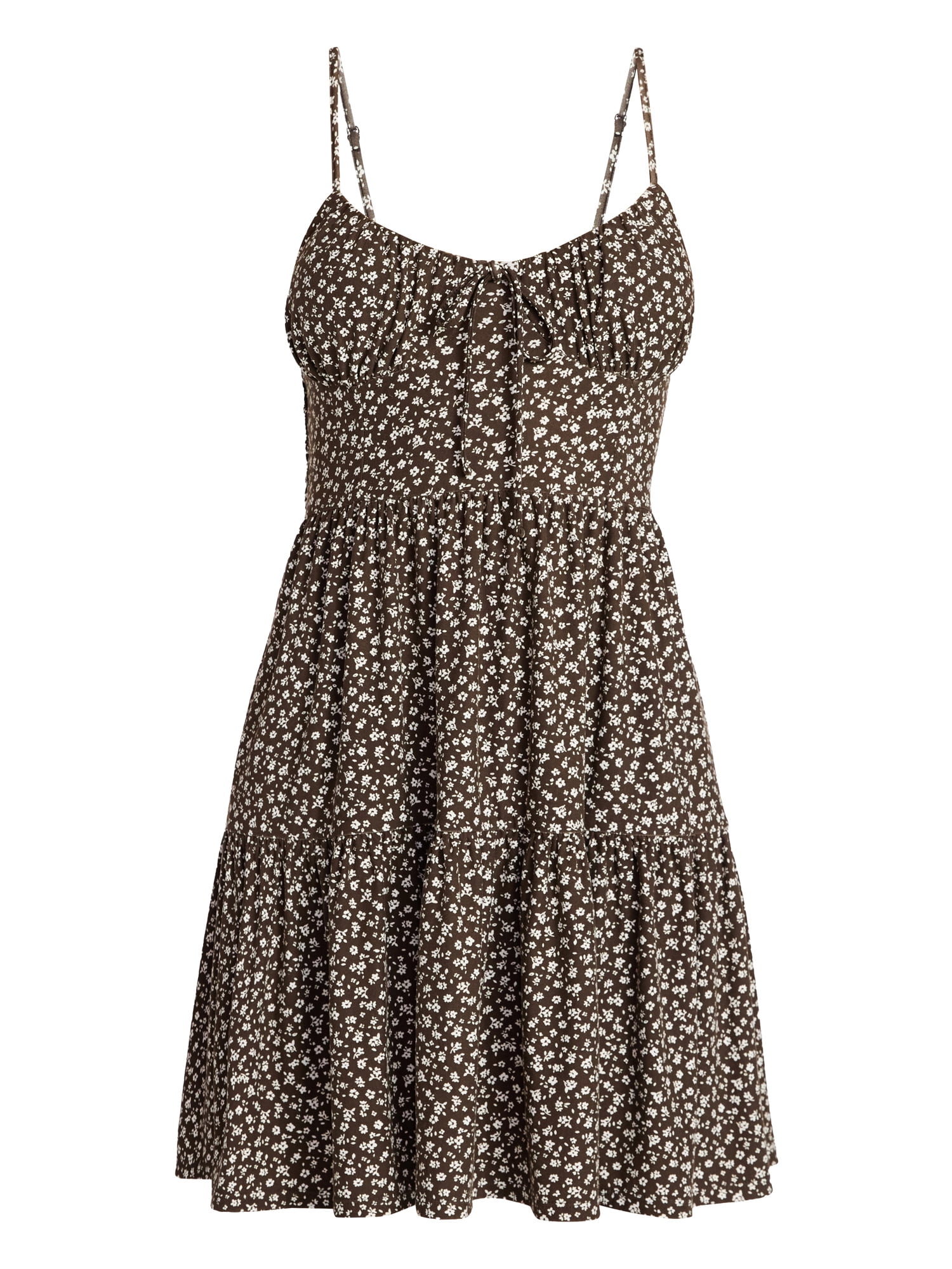 No Boundaries Tiered Mini Dress, Women's & Women's Plus XXS-4X