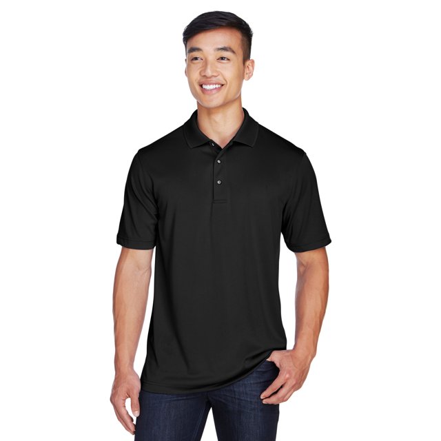 Polo Advantage Snag Protection Plus IL Harriton con tapeta a presión para hombre Negro XL M345