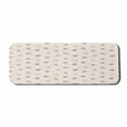 thumbnail image 1 of Cartoon Computer Mouse Pad, Repeating Pattern of Birds in Cages with Heart Leaf and Branch, Rectangle Non-Slip Rubber Mousepad Large, 31" x 12" Gaming Size, Ivory Pale Mauve Mauve, by Ambesonne, 1 of 2