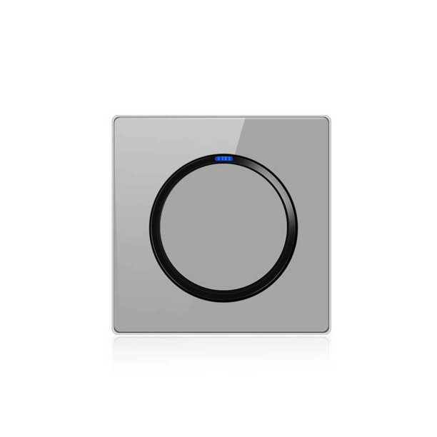 Inteprter Interruptor de luz Interruptores profesionales Panel Anillo circular Luces LED Botón resistente al desgaste Tablero de control Accesorios para electrodomésticos Punto de cristal LED Tipo 1