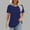 Style1-Navy shirts for women, variant on Maqroz Womens T Shirts Loose Fit Cotton Crew Neck Solid Short Sleeve Tunic Tops Summer Vacation Casual Basic Tee 2026 Light Blue M