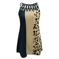 thumbnail image 4 of EGNMCR Dresses for Women 2024 Plus Size Fashion Summer Sleeveless Crew Neck Casual Printed Loose Bodycon Dress Maxi Dress Pullover Dress Spring/Summer Sale, 4 of 4