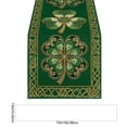 thumbnail image 3 of Weloille Chemin de Table de la Saint-Patrick, Housse Décorative Lavable en Mélange de Lin, Lin Festif Réutilisable Résistant aux Plis pour la Table de Salle à Manger de la Saint-Patrick, Déco Maison, 3 of 7