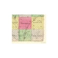 thumbnail image 2 of Historic County Map - Republic County Kansas - Everts 1887 - Vintage Wall Art, 2 of 4
