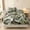 Dark Green and Black Dollar Bill Print, variant on Orylavena Gray Green Money Print Microfiber Fitted Sheet Set, Queen, 3-Piece