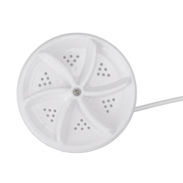 Mini Lavadora De Turbina, Lavadora Ultrasónica USB, Ligera, Multifuncional, 5 V, 60 W, 30 Minutos De Lavado Rápido, Diseño Circular Para El Hogar Y El Dormitorio