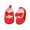 Red, variant on Cute Baby Girls Mary Jane Flats Cute Floral Lace Wedding Dress Shoes Non-Slip Newborn Crib Shoes