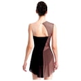 thumbnail image 2 of Haitryli Women's Sparkly Rhinestones Figure Ice Skating Dress Sleeveless Lyrical Modern Dancewear Dusty Pink S, 2 of 7