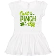 thumbnail image 3 of Inktastic St. Patrick's Day Can't Pinch This Hand Lettering Girls Baby Dress, 3 of 5