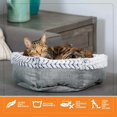 thumbnail image 3 of Machine Washable Memory Foam Comfortable Ultra Soft All Season Self Warming Cat & Dog Bed, 3 of 6