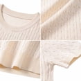 thumbnail image 5 of Paiwinds Men's Short Sleeve Knit Sweater Casual Solid Color Vintage Ribbed Crew Neck Pullover Top for Spring Summer, 5 of 9