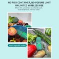 thumbnail image 3 of Advancent Dispositivo de de vegetales Senderismo Picnic IPX7 Lechugas a prueba de agua Tomates Bayas Uvas Lavadora automática Verde negruzco Electrodomésticos Azul oscuro Advancent HA064670-01B, 3 of 6