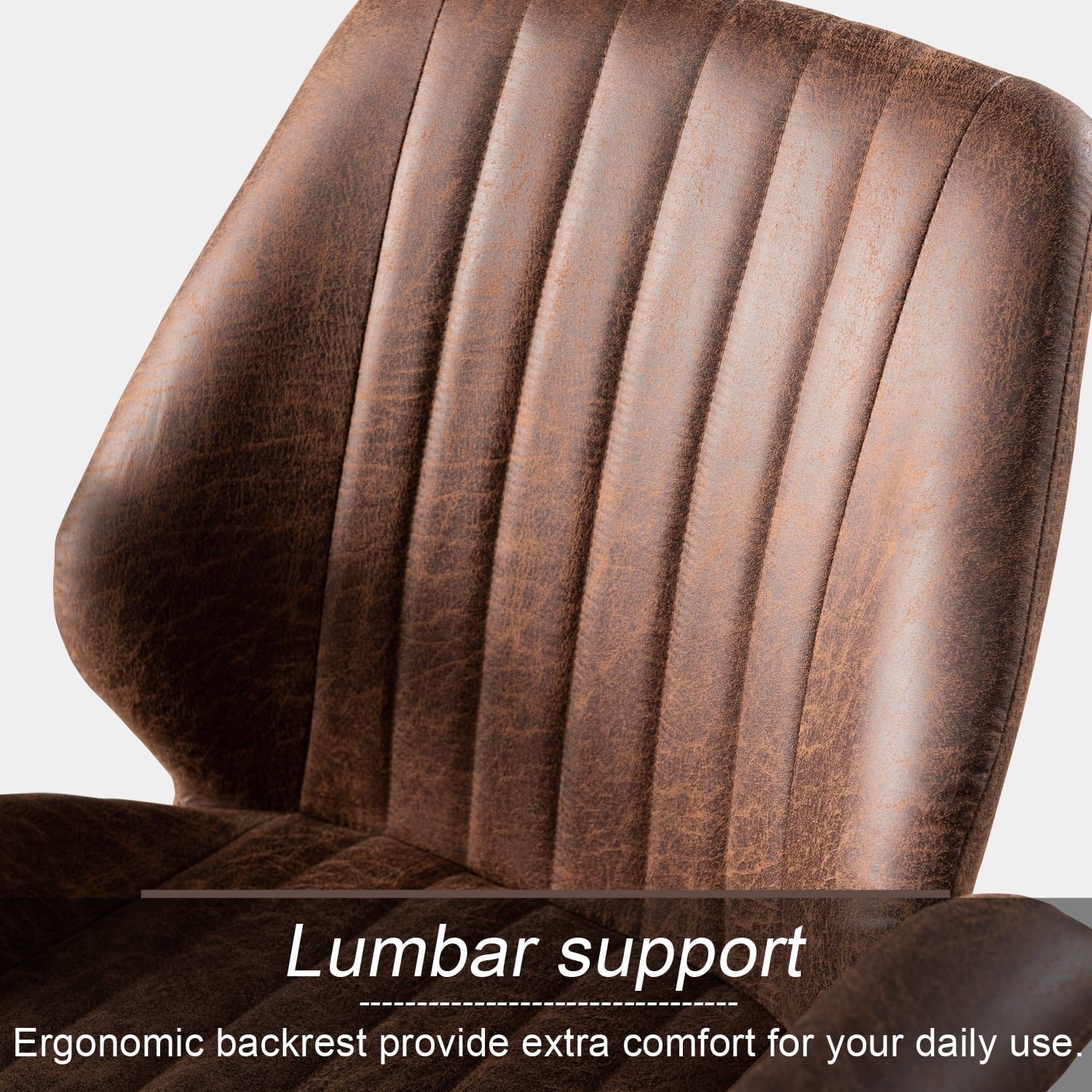 Ovios ergonomic office chair modern computer desk chair sale high back suede fabric desk chair with lumbar support
