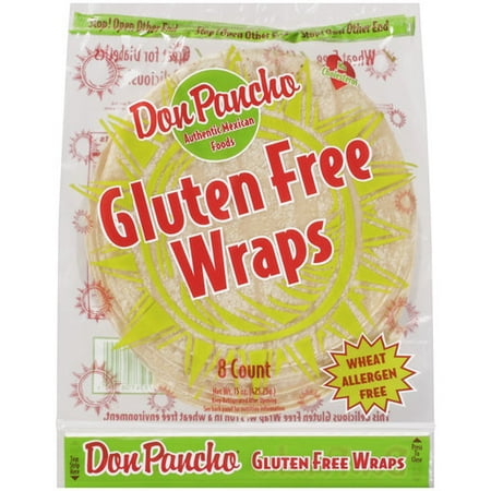 Don Pancho Authentic Mexican Food Gluten Free Wraps, 8 ct