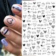 thumbnail image 1 of Pegatinas de corazón 3D para uñas, decoración del Día de San Valentín, estrellas bronceadoras doradas, Luna, deslizadores de uñas, calcomanías de mariposa para manicura, NTBTF-S Dengxun unisex, 1 of 2
