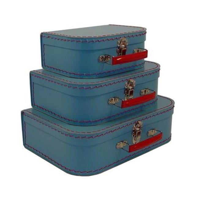 Resource International 8943000 kidSTYLE Euro Suitcases Soft Blue