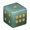 Green, variant on KGJQ Natural Hand Carved Stone Dice, Mini Healing Faux Crystal Dice, 6-Sided Golden Dots Dice for Tabletop Board Game, Casino Game