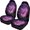 Butterfly Galaxy Violet, variant on Renewold Highland Cow Floral Violet Car Seat Cover for Women Men, Non-slip Front Bench Protection Breathable Auto Accessories Universal Fit Most Vehicles