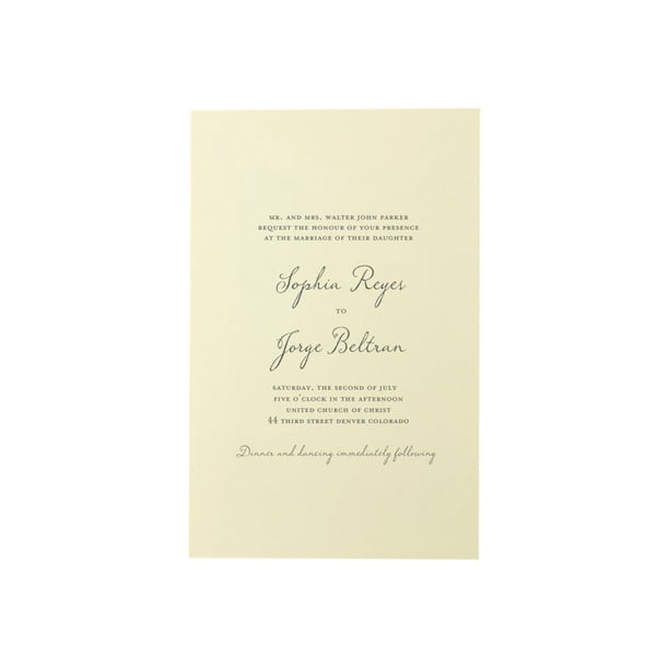 Gartner Studios Invitation Kit Ivory 100ct