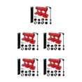 thumbnail image 3 of relayinert Front Fork Bracket For Easy Installation And Durability Durable And Practical Alloy Bicycle Rack For Car Roof Rack Mount red 5Set, 3 of 6