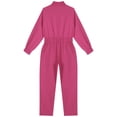 thumbnail image 6 of Alvivi Boys Girls Mechanic Costume Jumpsuit Overalls Coveralls Boiler Suit Kids Utility Workwear Hot Pink 10, 6 of 7