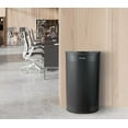 thumbnail image 2 of Alpine Half Round Trash Can Open Top - Modern Black Metal 12 Gallon Trash Can, Space Saving Indoor Commercial Trash Can, Perfect for Bathroom, Office, Lobby and Business., 2 of 9