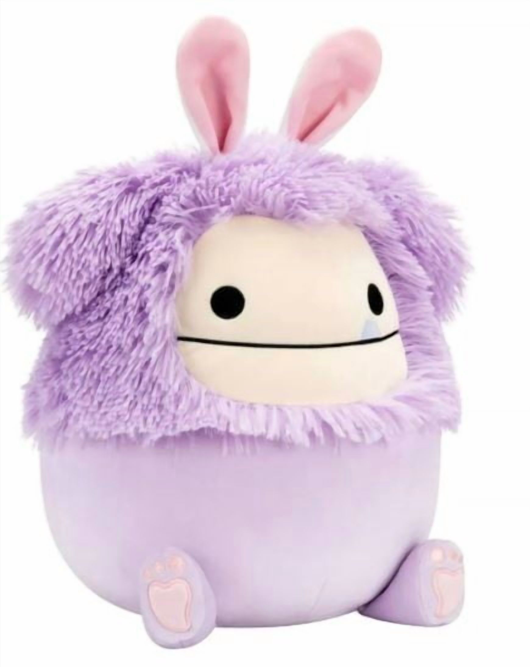 Squishmallows™ 8" Dilka the Bigfoot Plush Toy with Bunny Ears – Soft Easter Gift, Cuddly Stuffed Animal for Kids & Collectors
