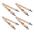 thumbnail image 3 of Ski Snowboard Boot Carrier Strap, Fine Stitching 4pcs Nylon Webbing Blue Yellow Ice Skates Shoulder Straps  For Snowboarding, 3 of 8