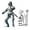 D, variant on DIY Knight Action Figure, Posable Jointed Warrior Doll with Removable