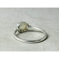 thumbnail image 4 of Heaven Crafts Tiny Moonstone Ring 925 Sterling Silver Handmade Stackable Gift For Her, 4 of 6