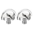 thumbnail image 1 of Unique Bargains 1/4-20 Thread 11mm Length D Ring Stainless Steel Camera Fixing Screw for Quick Release Plate, Silver, 2 Pack, 1 of 5