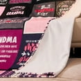 thumbnail image 4 of Best Grandma Blanket Gifts from Grandchildren Grandma Mothers Day Christmas Birthday Gifts | Best Grandma Ever Blanket Throw Blanket Presents Bday Gifts from Grandaughter Grandson 50\u201d X 60\u201d, 4 of 6