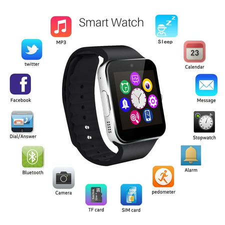 Latest 2018 GT08  Bluetooth Smart Watch Phone Wrist Watch for Android and iOS