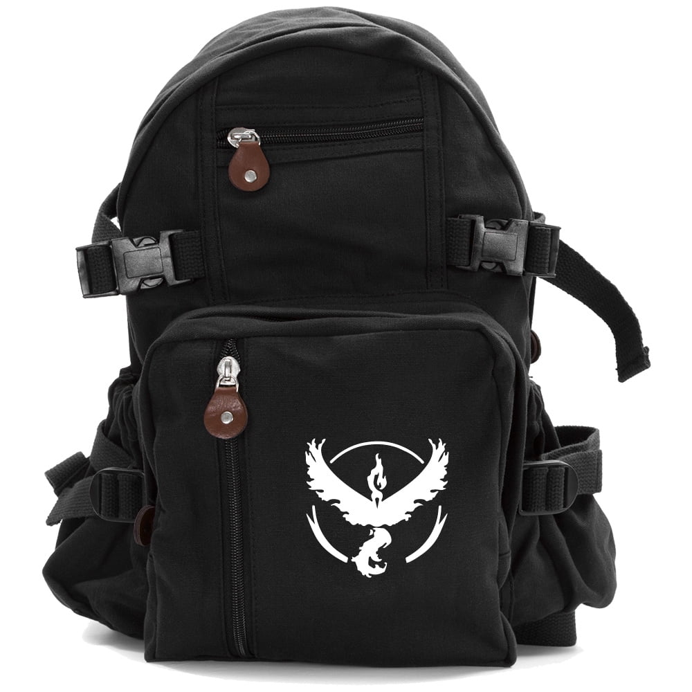 TEAM VALOR Heavyweight Canvas Backpack Bag 